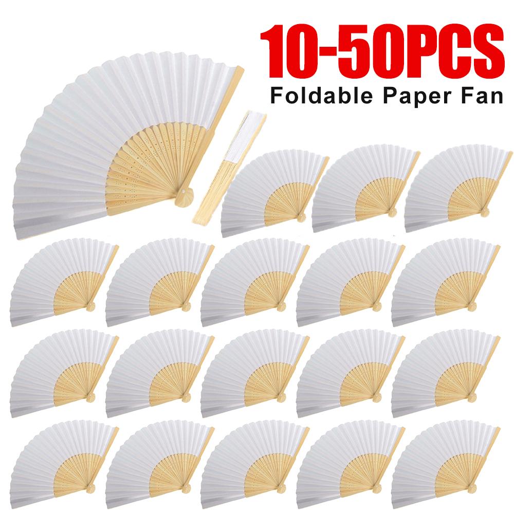 10-50pcs Foldable Paper Fan Portable White Chinese Bamboo Fan Wedding Gifts For Guest Birthday Party Decoration Kids Painting 1pcs білий
10-50pcs Foldable Paper Fan Portable White Chinese Bamboo Fan Wedding Gifts For Guest Birthday Party Decoration Kids Painting 1pcs білий