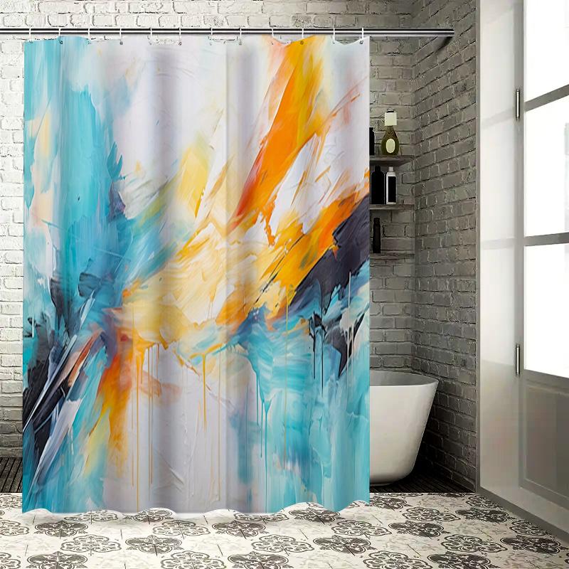 Bright Colorful Shower Curtain Waterproof Bath Rug Decoration For Bathroom Home Decor W60H190(CM)-1 Pcs
Bright Colorful Shower Curtain Waterproof Bath Rug Decoration For Bathroom Home Decor W60H190(CM)-1 Pcs