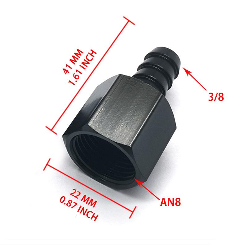 Automotive Aluminum Adapter Conversion Accessory An6/8/10 Thread to 3/8 or 1/2 Hose Hook Internal Thread Tower Joint AN8-3-8
Automotive Aluminum Adapter Conversion Accessory An6/8/10 Thread to 3/8 or 1/2 Hose Hook Internal Thread Tower Joint AN8-3-8