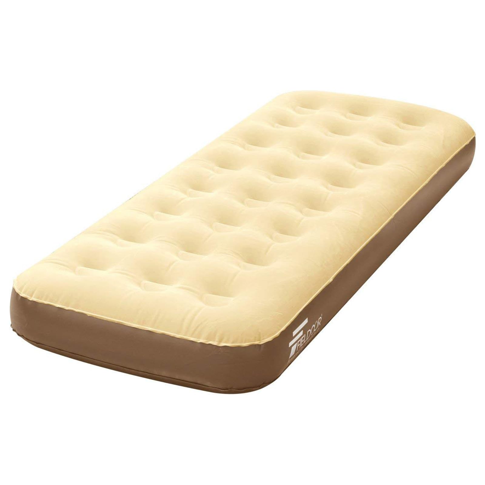 FIELDOOR Air Bed, Single Size (Approx.) 74cm Wide x 185cm Deep x 23cm Thick, Beige x Brown
FIELDOOR Air Bed, Single Size (Approx.) 74cm Wide x 185cm Deep x 23cm Thick, Beige x Brown