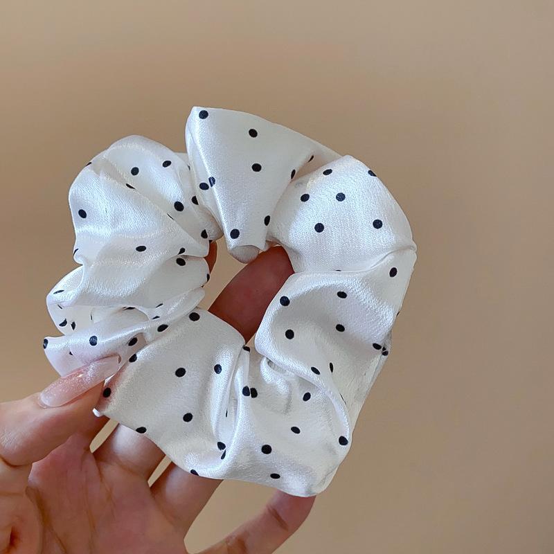 Black White Polka Dot Hair Scrunchies, Simulation Silk Elastic Hair Ties Ponytail Holders for Women Girls Hair Accessories белый
Black White Polka Dot Hair Scrunchies, Simulation Silk Elastic Hair Ties Ponytail Holders for Women Girls Hair Accessories белый