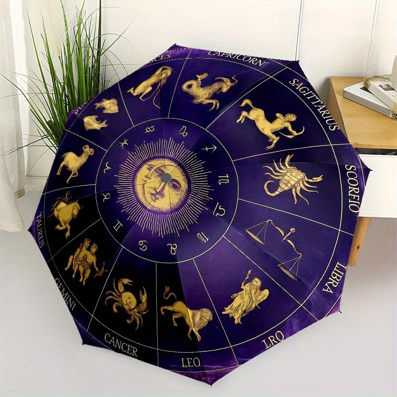 Zodiac Wheel Astrology Chart DecorUmbrella, Portable 3-Fold Compact Umbrella for Men & Women Gift
Zodiac Wheel Astrology Chart DecorUmbrella, Portable 3-Fold Compact Umbrella for Men & Women Gift