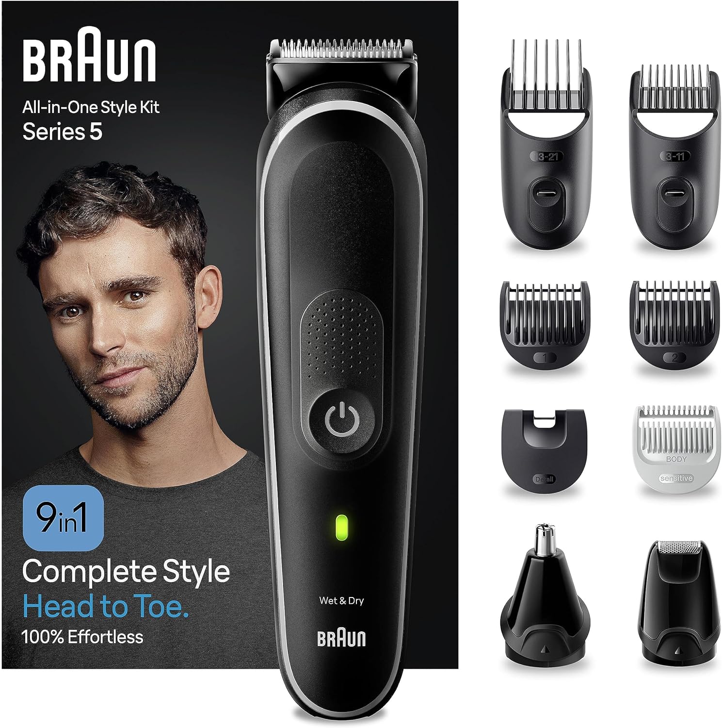 Braun Series 5 MGK5420 Универсальный набор для укладки волос, мужской набор для ухода «9 в 1»
Braun Series 5 MGK5420 Универсальный набор для укладки волос, мужской набор для ухода «9 в 1»