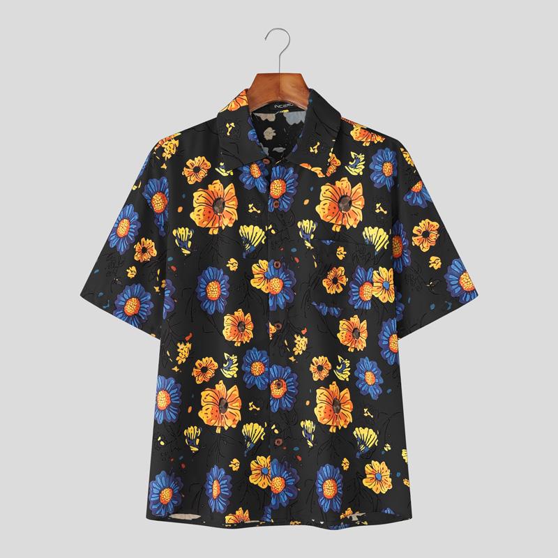 INCERUN Oversized Men Lapel Neck Short Sleeve Floral Print Casual Hawaiian Shirts M
INCERUN Oversized Men Lapel Neck Short Sleeve Floral Print Casual Hawaiian Shirts M