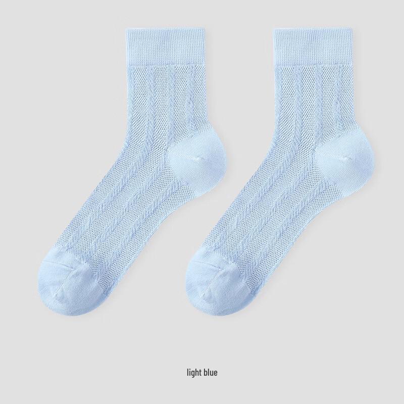 LangSha Women s Summer Breathable Mesh Cotton Mid-Calf Socks One Size
LangSha Women s Summer Breathable Mesh Cotton Mid-Calf Socks One Size