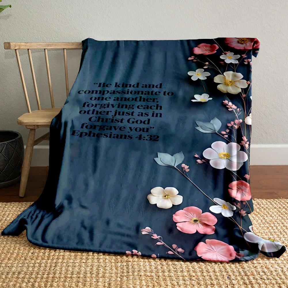 Floral Bible Verse Blanket Printed Blanket for Living Room Bed Couch lunch break Soft Cozy Blanket for Friend s festival Gift 80cm x 120cm
Floral Bible Verse Blanket Printed Blanket for Living Room Bed Couch lunch break Soft Cozy Blanket for Friend s festival Gift 80cm x 120cm