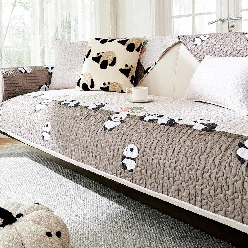 Новый стираный хлопковый полосатый коврик для дивана с геометрическим рисунком, универсальная подушка для дивана, противоскользящая износостойкая наволочка для дивана, чехол для дивана 70x70cm 1pcs