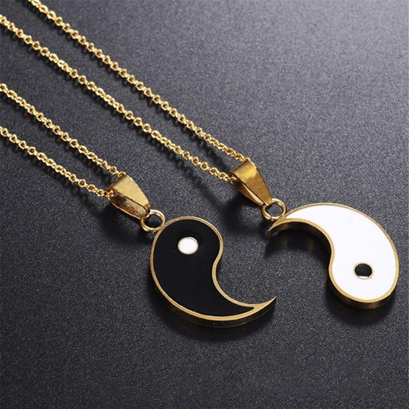 2pcs Set Fashion Black White Tai Chi Pairing Pendant Couple Buddha Necklace Fashion for Women Men Religion Faith Jewelry Gifts золотой
2pcs Set Fashion Black White Tai Chi Pairing Pendant Couple Buddha Necklace Fashion for Women Men Religion Faith Jewelry Gifts золотой