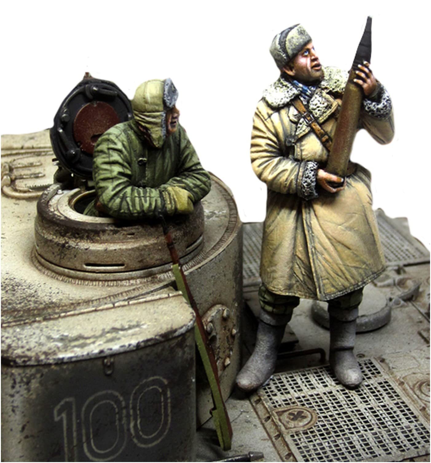 Evolution Miniatures World War II Army Soviet Red Army Soldier looking at shell of Tiger tank 1943 resin kit 1/35 Russian/Soviet 8.8cm 2-piece
Evolution Miniatures World War II Army Soviet Red Army Soldier looking at shell of Tiger tank 1943 resin kit 1/35 Russian/Soviet 8.8cm 2-piece