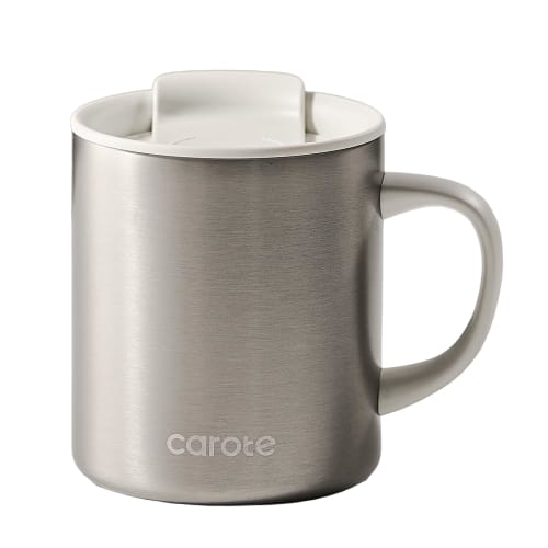 CAROTE Mug with Lid, 350ml, Keeps Hot or Cold, Vacuum Insulated, Dishwasher Safe, Lightweight, Double-Walled 316 Stainless Steel with No Metallic Odor
CAROTE Mug with Lid, 350ml, Keeps Hot or Cold, Vacuum Insulated, Dishwasher Safe, Lightweight, Double-Walled 316 Stainless Steel with No Metallic Odor
