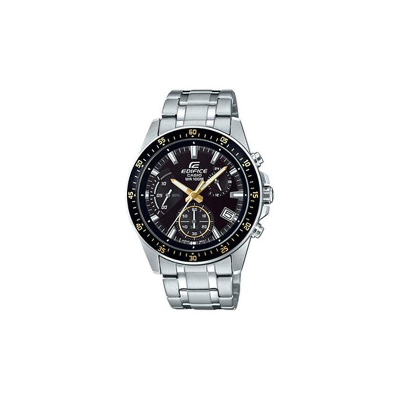 Casio EDIFICE, multiple bezel scales, waterproof, simple and versatile, quartz movement, stainless steel strap, Japanese and Korean EFV-540D-1A9VUPRD чорний
Casio EDIFICE, multiple bezel scales, waterproof, simple and versatile, quartz movement, stainless steel strap, Japanese and Korean EFV-540D-1A9VUPRD чорний