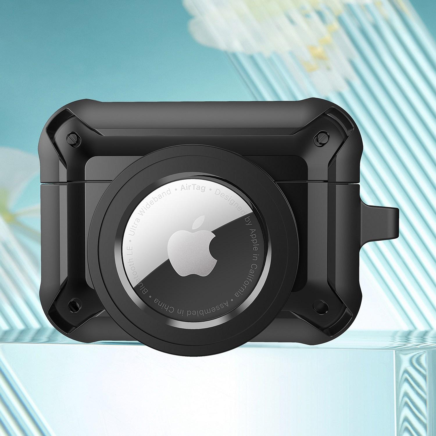 For Apple AirPods Pro + for AirTag Tracker Anti-drop Case Bluetooth-compatible Earphone Protective Cover Black
For Apple AirPods Pro + for AirTag Tracker Anti-drop Case Bluetooth-compatible Earphone Protective Cover Black
