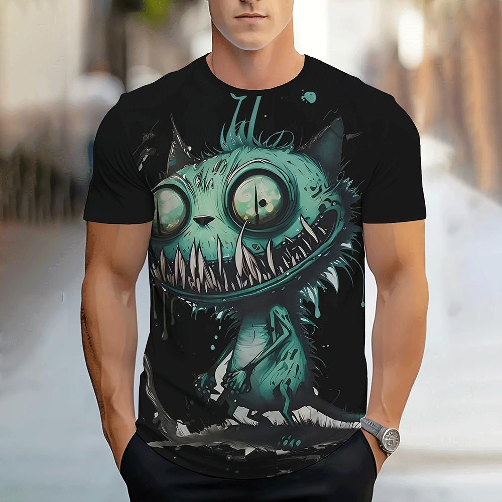 Смешная мужская футболка с мультяшным принтом, короткий рукав, летняя повседневная быстросохнущая футболка свободного покроя для мужчин, уличная одежда 3XL
Смешная мужская футболка с мультяшным принтом, короткий рукав, летняя повседневная быстросохнущая футболка свободного покроя для мужчин, уличная одежда 3XL