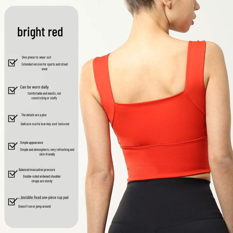 Ударопрочный спортивный бюстгальтер с боковой поддержкой для йоги и фитнеса XL красный
Ударопрочный спортивный бюстгальтер с боковой поддержкой для йоги и фитнеса XL красный
