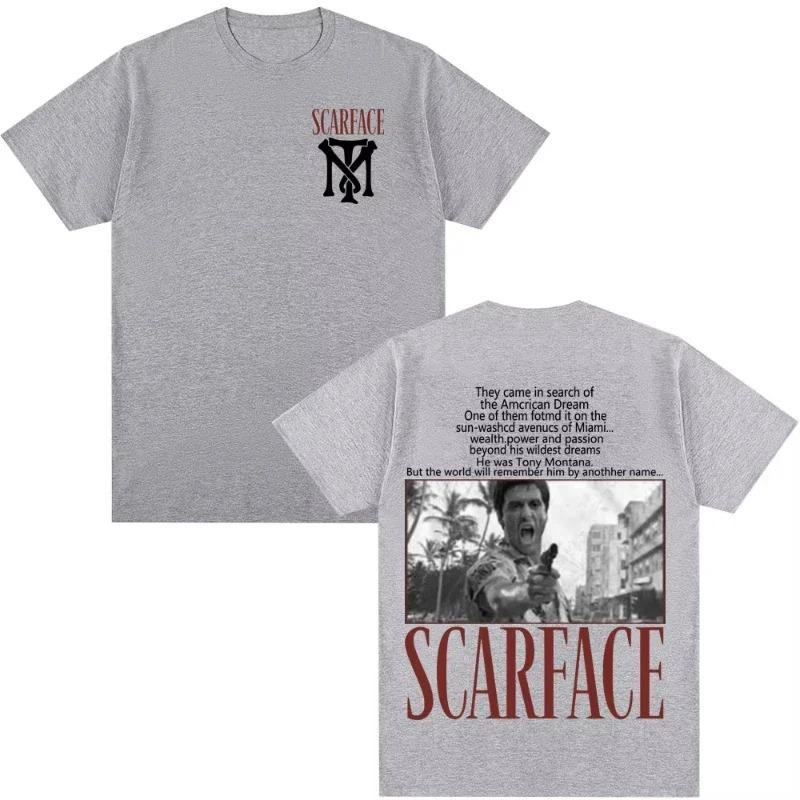 Classic Movie Scarface Tony Montana Al Pacino TShirt Unisex Vintage Gothic Style TShirt Streetwear Women And Men Tshirts 4XL
Classic Movie Scarface Tony Montana Al Pacino TShirt Unisex Vintage Gothic Style TShirt Streetwear Women And Men Tshirts 4XL
