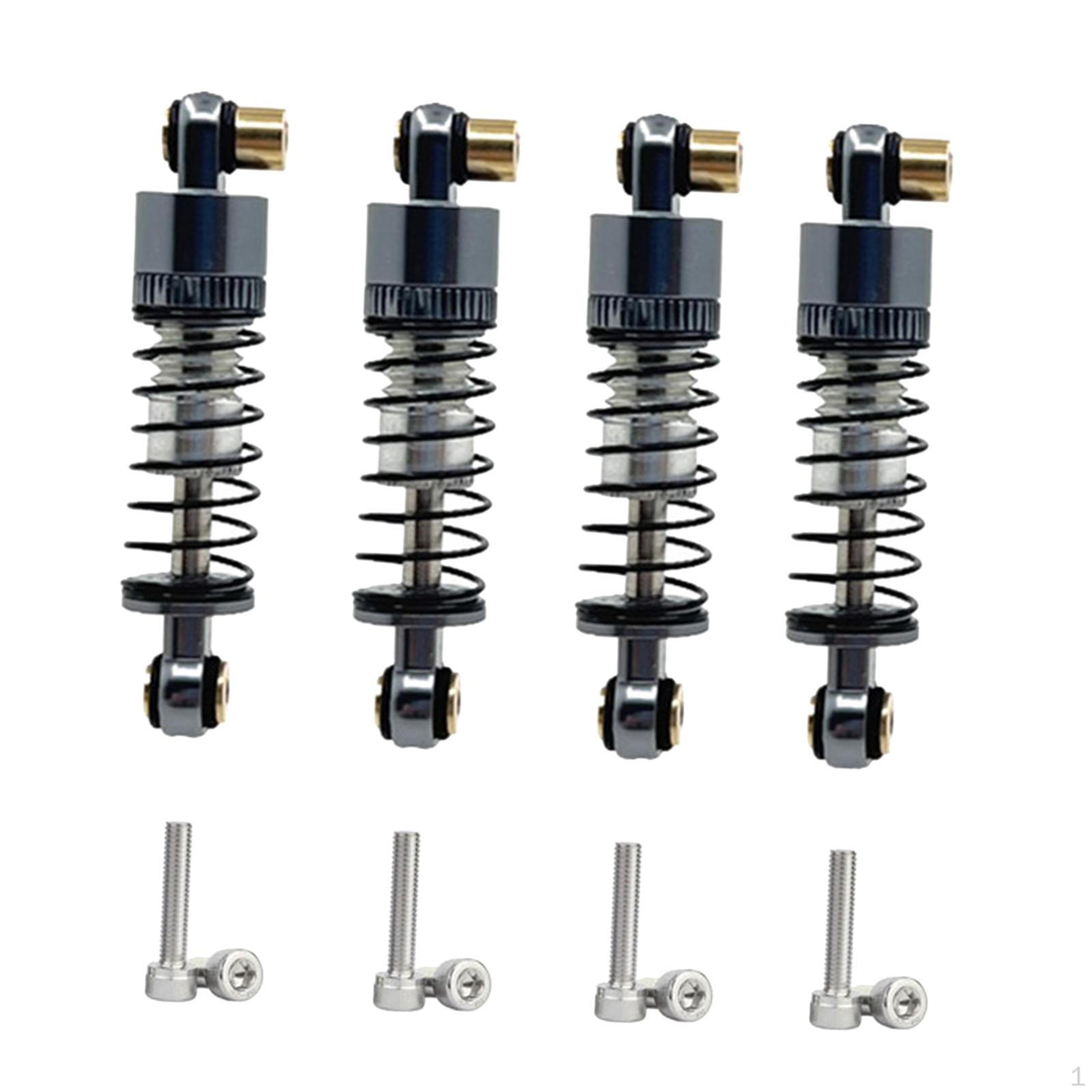 4 And Easy-to-install Self-install Aluminum Shock Absorbers for 1:24 D90 FCX24M Radio Models. сірий
4 And Easy-to-install Self-install Aluminum Shock Absorbers for 1:24 D90 FCX24M Radio Models. сірий