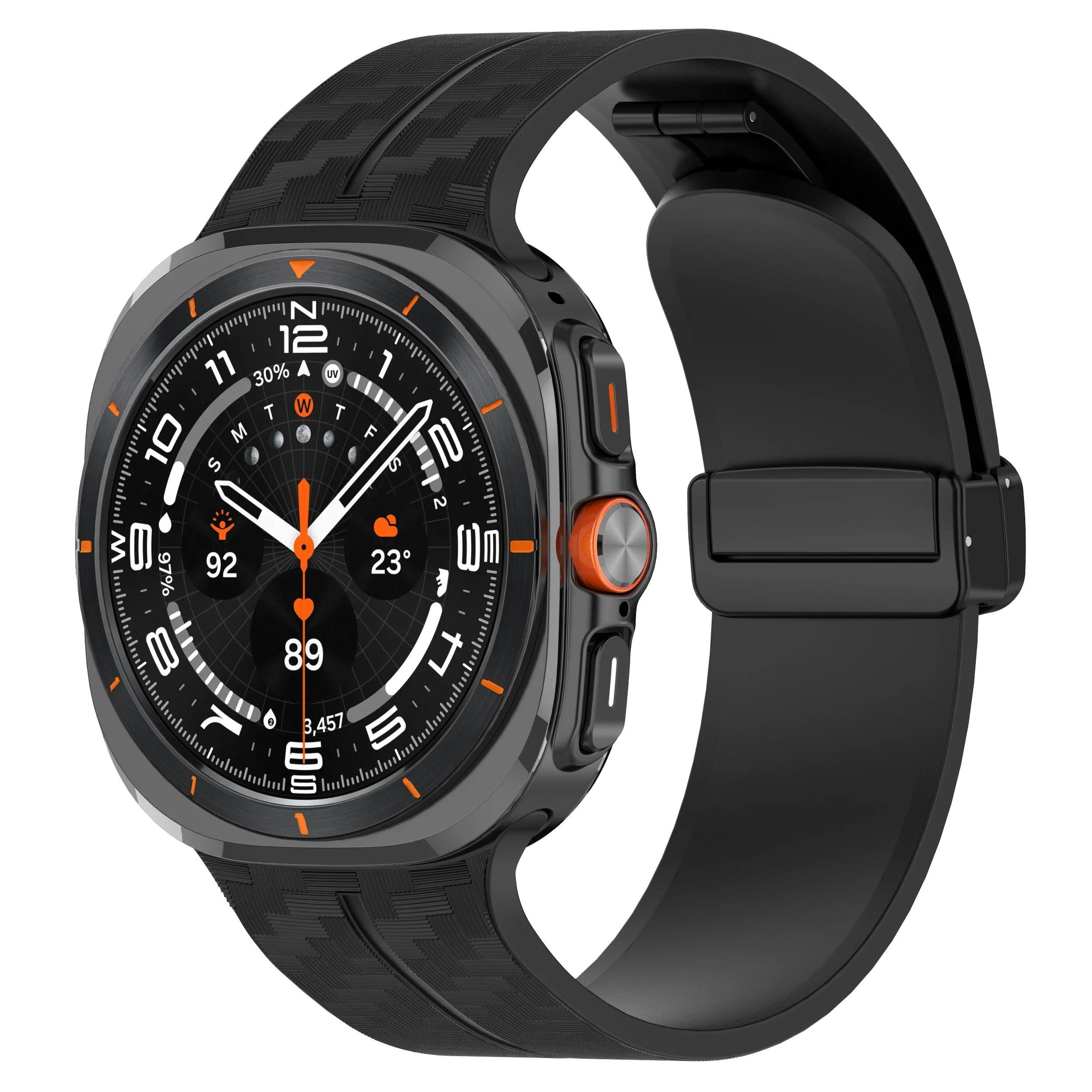 Ремешок с узором под карбон для Samsung Galaxy Watch 7 Ultra 47 мм Силиконовый ремешок с магнитной застежкой для Galaxy Watch 7 Ultra Браслет Ultra 47mm чёрный
Ремешок с узором под карбон для Samsung Galaxy Watch 7 Ultra 47 мм Силиконовый ремешок с магнитной застежкой для Galaxy Watch 7 Ultra Браслет Ultra 47mm чёрный