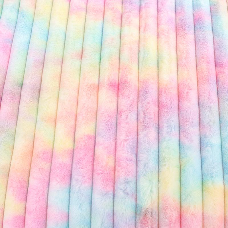 Ткань с точечным крашением из кроличьей шерсти, семь цветов с градиентом для одежды, игрушек, домашнего текстиля, обуви и головных уборов
Ткань с точечным крашением из кроличьей шерсти, семь цветов с градиентом для одежды, игрушек, домашнего текстиля, обуви и головных уборов