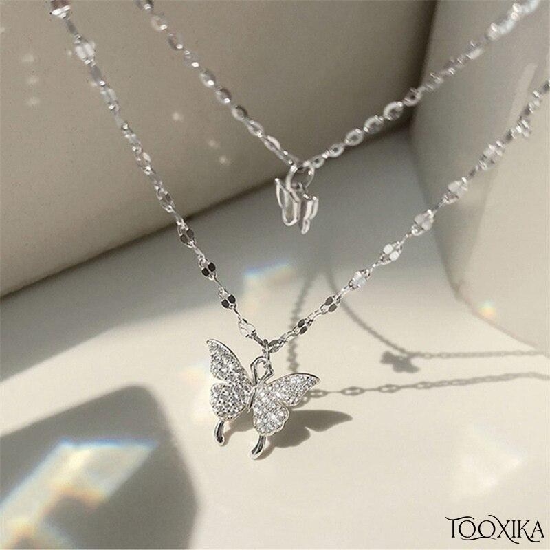 Tooxika двухслойное ожерелье с бабочкой, женское Ins Light, роскошная цепочка на ключицы, нишевое дизайнерское ожерелье, кулон с направлением ветра
Tooxika двухслойное ожерелье с бабочкой, женское Ins Light, роскошная цепочка на ключицы, нишевое дизайнерское ожерелье, кулон с направлением ветра