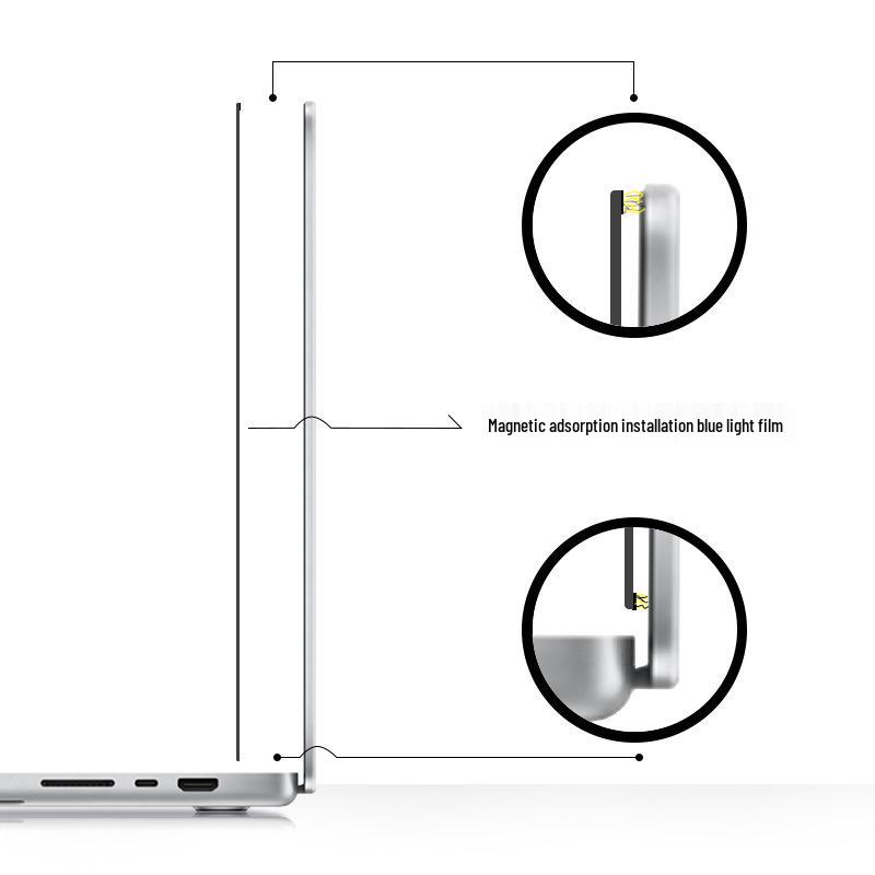 Magnetic blue light filter screen protector for MacBook Air 15 with M2 chip. 13-inch Air 2019 A1932
Magnetic blue light filter screen protector for MacBook Air 15 with M2 chip. 13-inch Air 2019 A1932