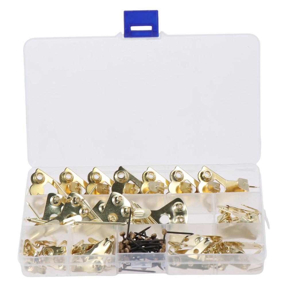 120 pieces Gold Picture Hanging Kit Iron Clothes hook House Decoration Picture Hangers Outdoor
120 pieces Gold Picture Hanging Kit Iron Clothes hook House Decoration Picture Hangers Outdoor