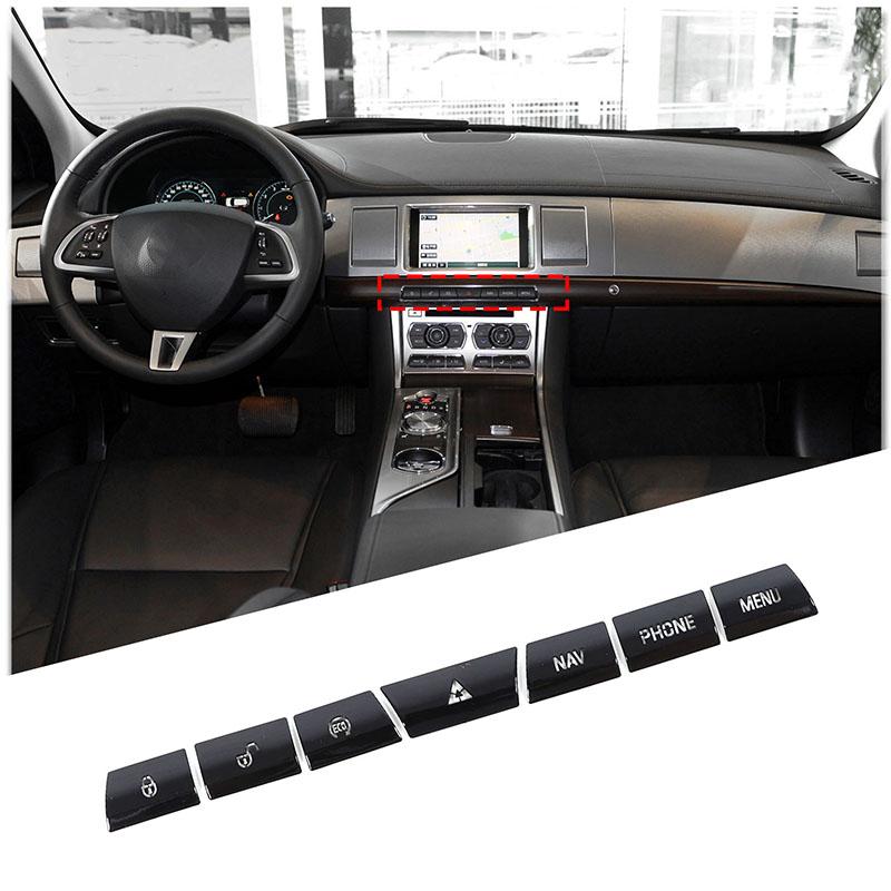Для Jaguar XF XJ 2010- Чорні наклейки на кнопки Чорні накладки Для аксесуарів автомобіля Jaguar Внутрішні наклейки для ремонту кнопок перемикача кондиціонера та передач XF Multimedia
Для Jaguar XF XJ 2010- Чорні наклейки на кнопки Чорні накладки Для аксесуарів автомобіля Jaguar Внутрішні наклейки для ремонту кнопок перемикача кондиціонера та передач XF Multimedia