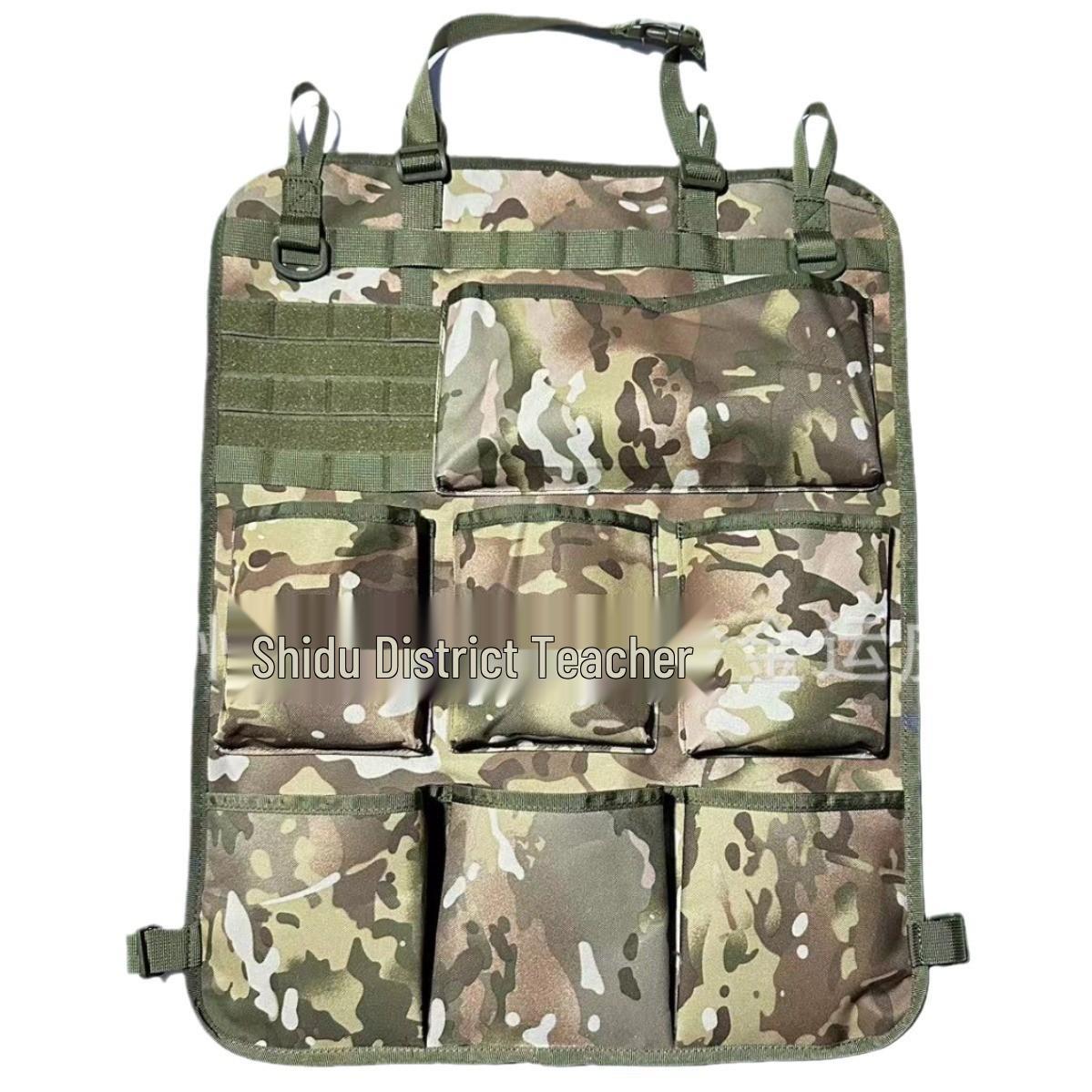2025 Camouflage Tactical Car Seat Backrest Storage Bag with Eight Pockets
2025 Camouflage Tactical Car Seat Backrest Storage Bag with Eight Pockets