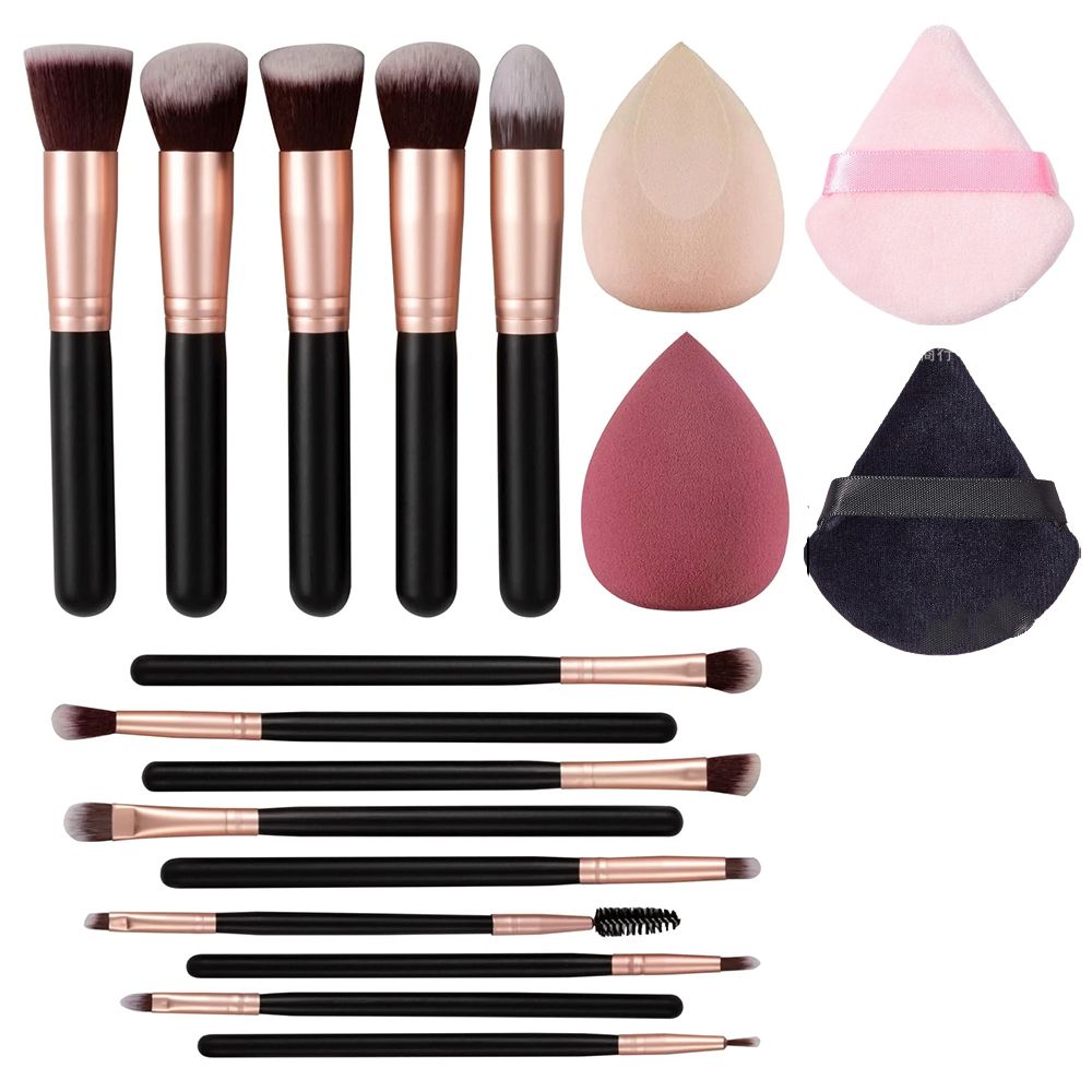 18pcs Professional Makeup Brush Set,Set Include 14 Brush Set,Makeup Egg,Makeup Puffs,Makeup Tool Set,Suitable for All Skin Types чёрный
18pcs Professional Makeup Brush Set,Set Include 14 Brush Set,Makeup Egg,Makeup Puffs,Makeup Tool Set,Suitable for All Skin Types чёрный