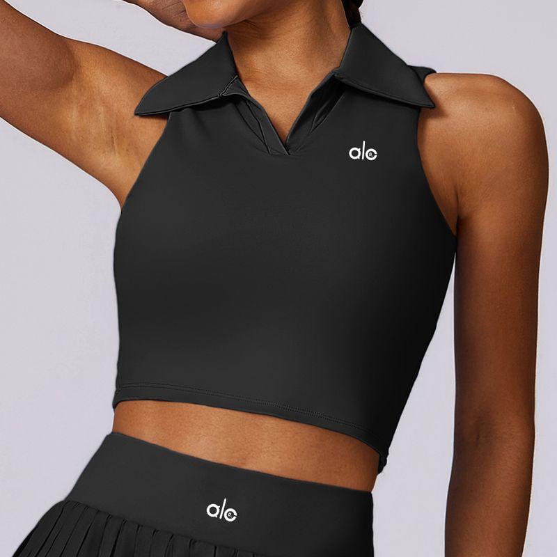 Aloneadv Fashion Yoga Exercise Vest Suit Women s Polo Collar Tennis Suit Quick-Drying Fitness Skirt with Chest Pad Classy Black (Vest) XL
Aloneadv Fashion Yoga Exercise Vest Suit Women s Polo Collar Tennis Suit Quick-Drying Fitness Skirt with Chest Pad Classy Black (Vest) XL