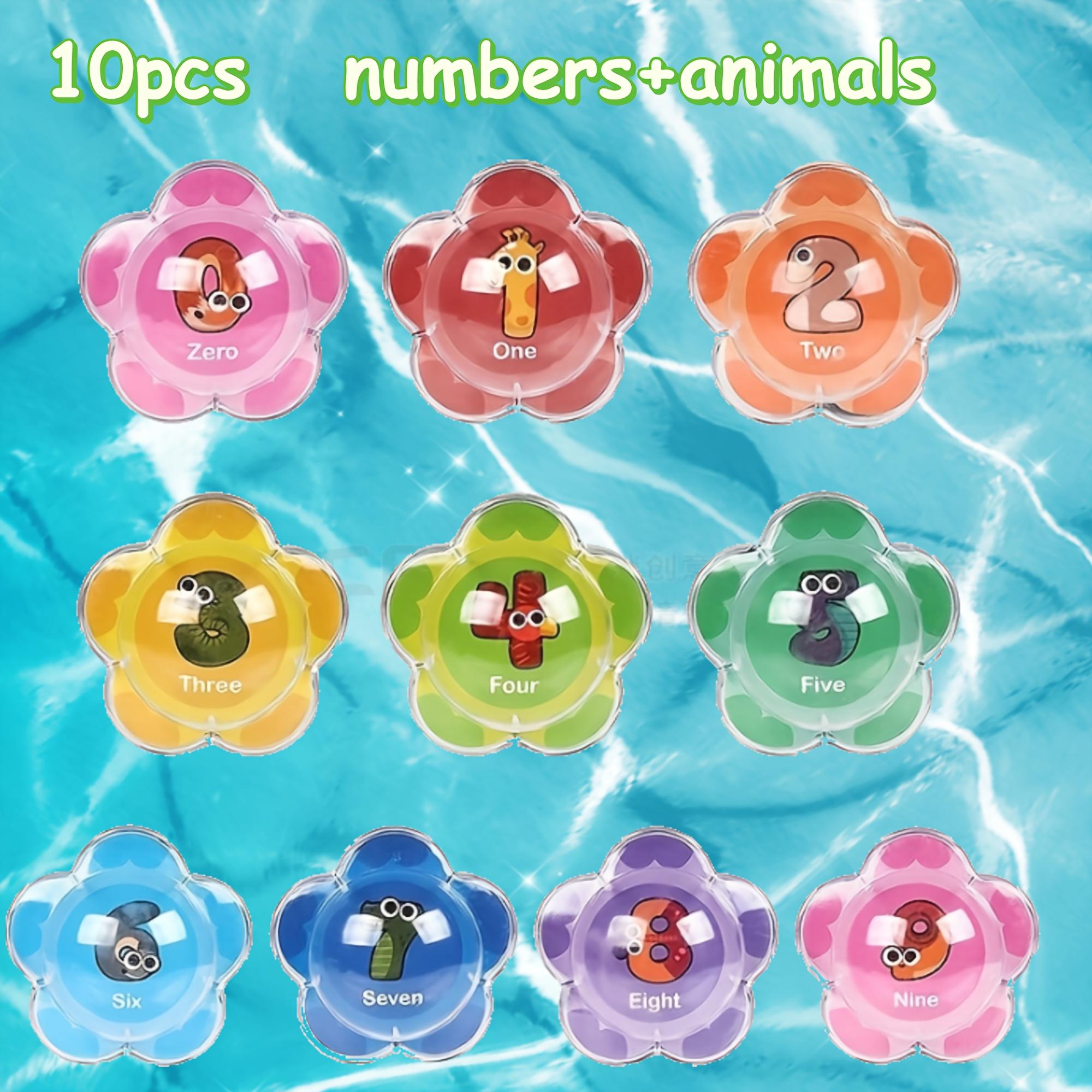 10pcs New Floating Balls Shower Toys, Alphabet and Number Cognitive Animal Bathroom Toys, Pool Play Water Toys
10pcs New Floating Balls Shower Toys, Alphabet and Number Cognitive Animal Bathroom Toys, Pool Play Water Toys