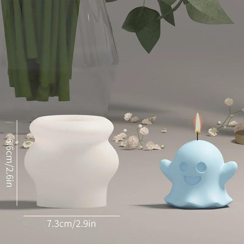 Creative DIY Halloween Ghost Candle Silicone Mold Resin Concrete Gypsum Soap Mold 3D Silicone Mold for Jewelry and Candle Making
Creative DIY Halloween Ghost Candle Silicone Mold Resin Concrete Gypsum Soap Mold 3D Silicone Mold for Jewelry and Candle Making