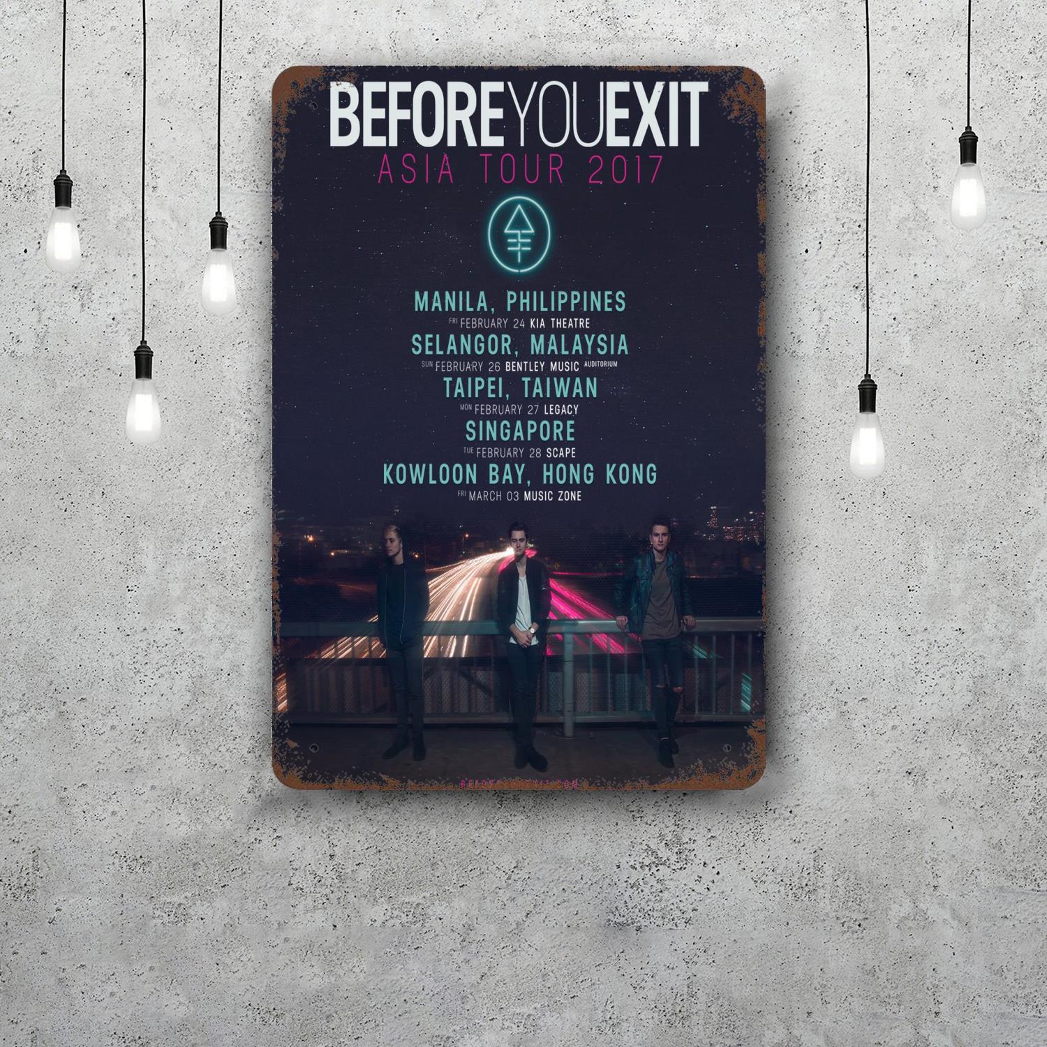 Before You Exit Classic Poster Rusty Metal Plaque Retro Decorative Plate Bar Man Cave Garage Club Metal Sign Wall Decoration 20x30cm(7.8x11.8inch)
Before You Exit Classic Poster Rusty Metal Plaque Retro Decorative Plate Bar Man Cave Garage Club Metal Sign Wall Decoration 20x30cm(7.8x11.8inch)