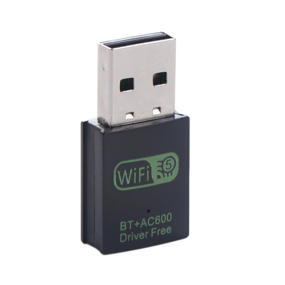 WiFi Receiver BT+AC600 WLAN Dongle Network Card Bluetooth Speaker/Bluetooth Earphones чорний
WiFi Receiver BT+AC600 WLAN Dongle Network Card Bluetooth Speaker/Bluetooth Earphones чорний