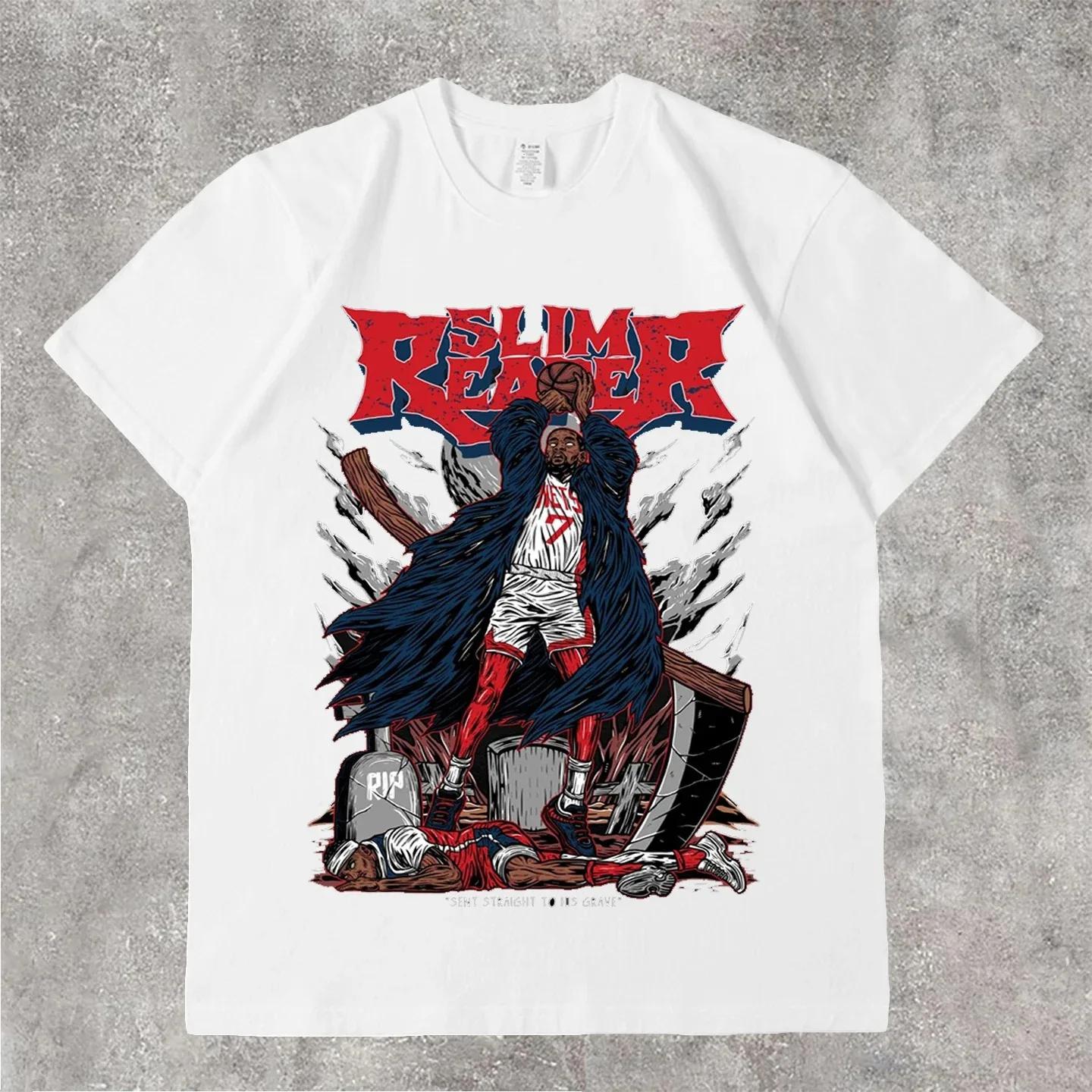 Баскетбольная футболка 2024 года, спортивный стиль, короткий рукав, хлопковая принтованная свободная футболка, мужская и женская уличная хип-хоп одежда, топы XXXXL
Баскетбольная футболка 2024 года, спортивный стиль, короткий рукав, хлопковая принтованная свободная футболка, мужская и женская уличная хип-хоп одежда, топы XXXXL