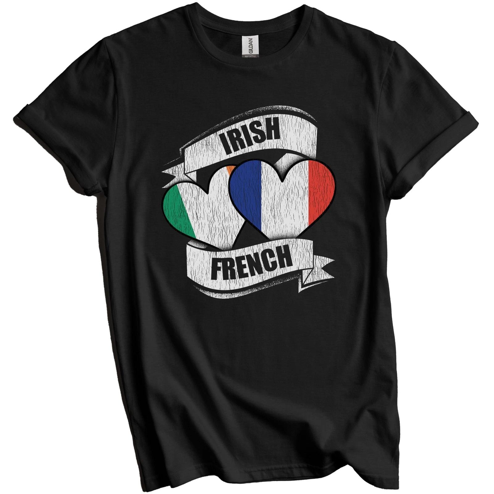 Irish French Hearts Ireland France Flags T-Shirt M
Irish French Hearts Ireland France Flags T-Shirt M