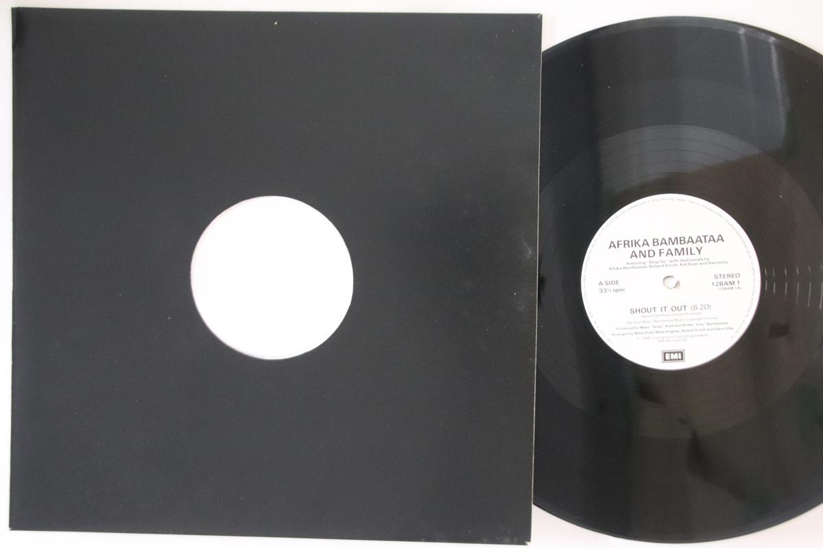 12inch Record AFRIKA BAMBAATAA & FAMILY - Shout It Out 12BAM1 EMI 1988 UK Rap & Hip-Hop/R&B Used
12inch Record AFRIKA BAMBAATAA & FAMILY - Shout It Out 12BAM1 EMI 1988 UK Rap & Hip-Hop/R&B Used