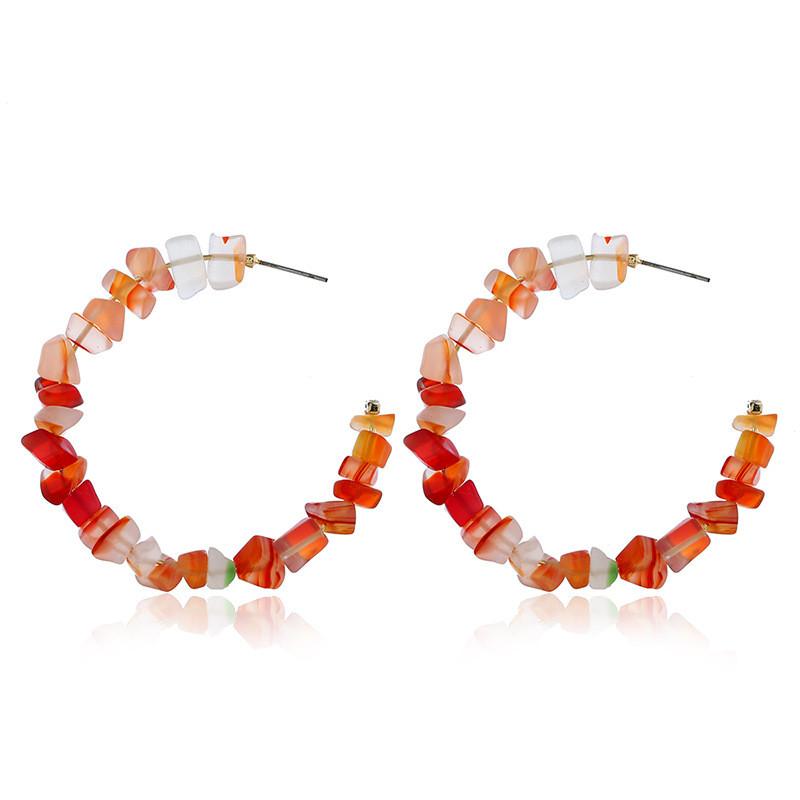 Bohemian Sandstone Beaded Cshape Earrings With Metallic Finish For Summer Fashion помаранчевий
Bohemian Sandstone Beaded Cshape Earrings With Metallic Finish For Summer Fashion помаранчевий