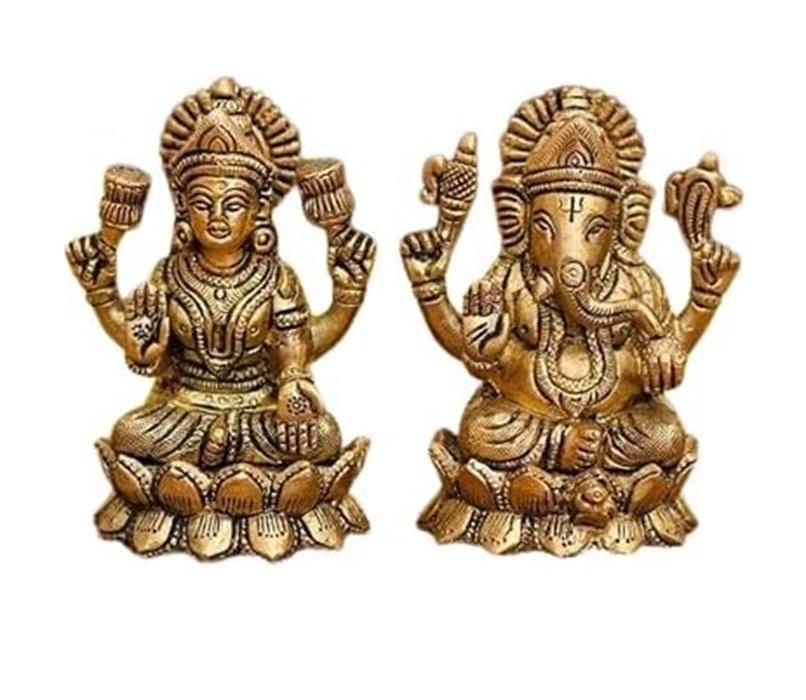 TreegoArt Brass Gold Finish Lakshmi Ganesha Idols Statue for Home and Puja and Gifting Purpose - Pack of 2 (Each Statue 4 Inches Height) золотистый
TreegoArt Brass Gold Finish Lakshmi Ganesha Idols Statue for Home and Puja and Gifting Purpose - Pack of 2 (Each Statue 4 Inches Height) золотистый