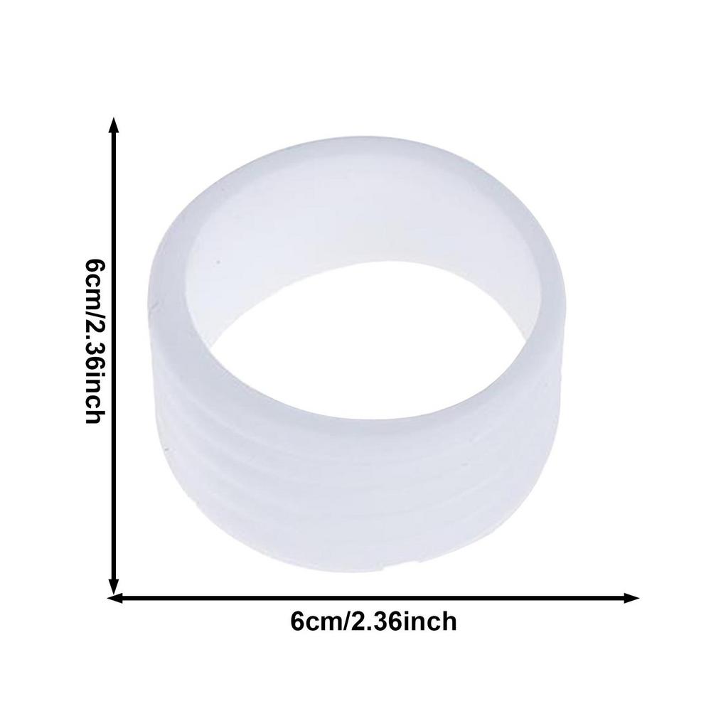 Silicone Tennis Racket Grip Ring Handle Closure Sweat-absorbing Band Fixed Stretchable Handle Tennis Accessories 1PC белый
Silicone Tennis Racket Grip Ring Handle Closure Sweat-absorbing Band Fixed Stretchable Handle Tennis Accessories 1PC белый