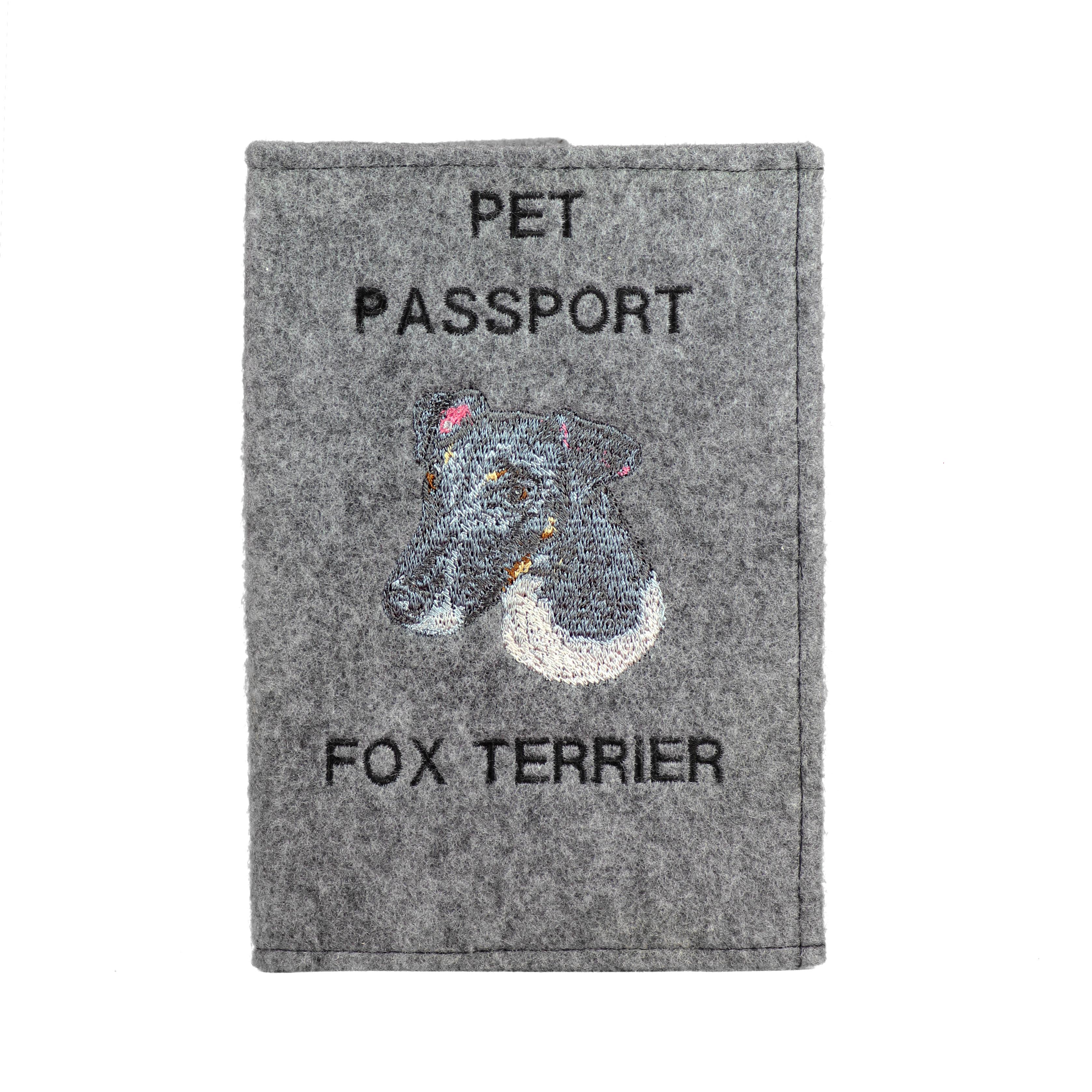 Fox Terrier Smooth - Dog passport case, document case, gift for the traveller from the Art-Dog brand сірий колір
Fox Terrier Smooth - Dog passport case, document case, gift for the traveller from the Art-Dog brand сірий колір