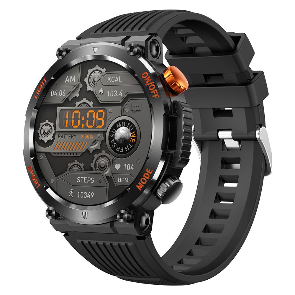 HT17 Smart Watch 1.46 HD Screen Waterproof Activity Tracker Bracelet with LED Flashlight Heart Rate Sleep Monitor
HT17 Smart Watch 1.46 HD Screen Waterproof Activity Tracker Bracelet with LED Flashlight Heart Rate Sleep Monitor