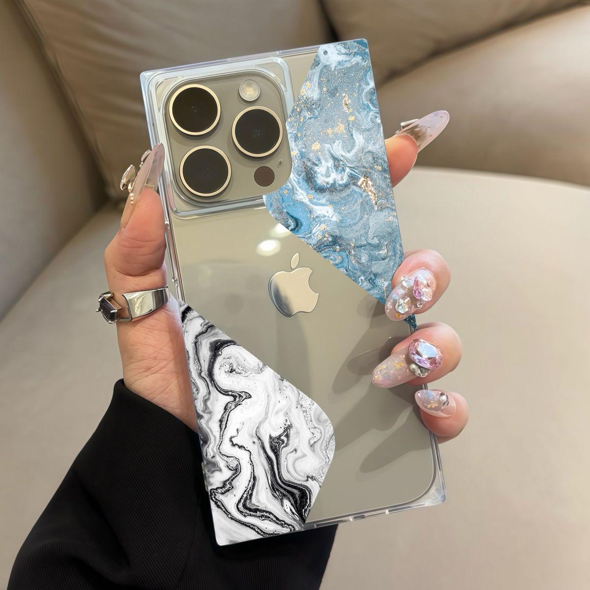 Square Back Tube Protection Clear Case For iPhone 14 Pro Max 11 16 ProMax 15 Plus 12 13 Anti-Oxygen,Colorful Triangle Pattern Casing iphone 11 ProMax
Square Back Tube Protection Clear Case For iPhone 14 Pro Max 11 16 ProMax 15 Plus 12 13 Anti-Oxygen,Colorful Triangle Pattern Casing iphone 11 ProMax