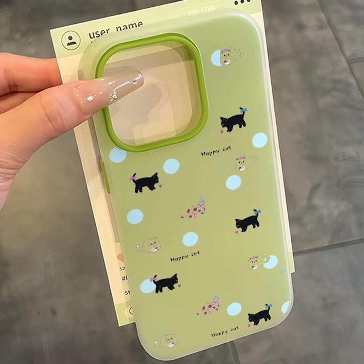 Jelly 2-in-1 Little Black Cat Hollow Half Pack Colorful 3D Funny Non Yellowing 2-in-1 Phone Case Ins Style For iPhone 17PROMAX
Jelly 2-in-1 Little Black Cat Hollow Half Pack Colorful 3D Funny Non Yellowing 2-in-1 Phone Case Ins Style For iPhone 17PROMAX