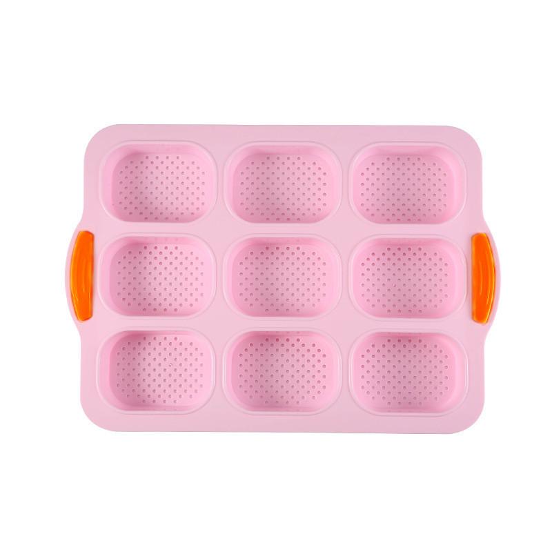 Форма для выпечки багетов из 9 ячеек, антипригарная, силиконовая, овальная, для DIY хлеба и выпечки
Форма для выпечки багетов из 9 ячеек, антипригарная, силиконовая, овальная, для DIY хлеба и выпечки