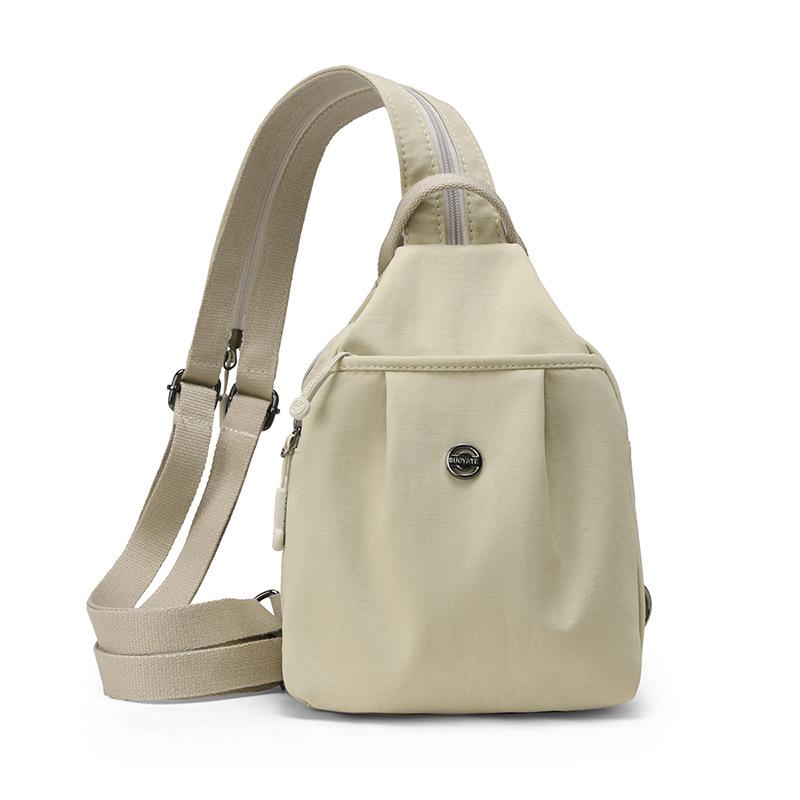 Рюкзак большой вместимости Женская легкая наплечная сумка Многофункциональная нагрудная сумка бежевый
Рюкзак большой вместимости Женская легкая наплечная сумка Многофункциональная нагрудная сумка бежевый