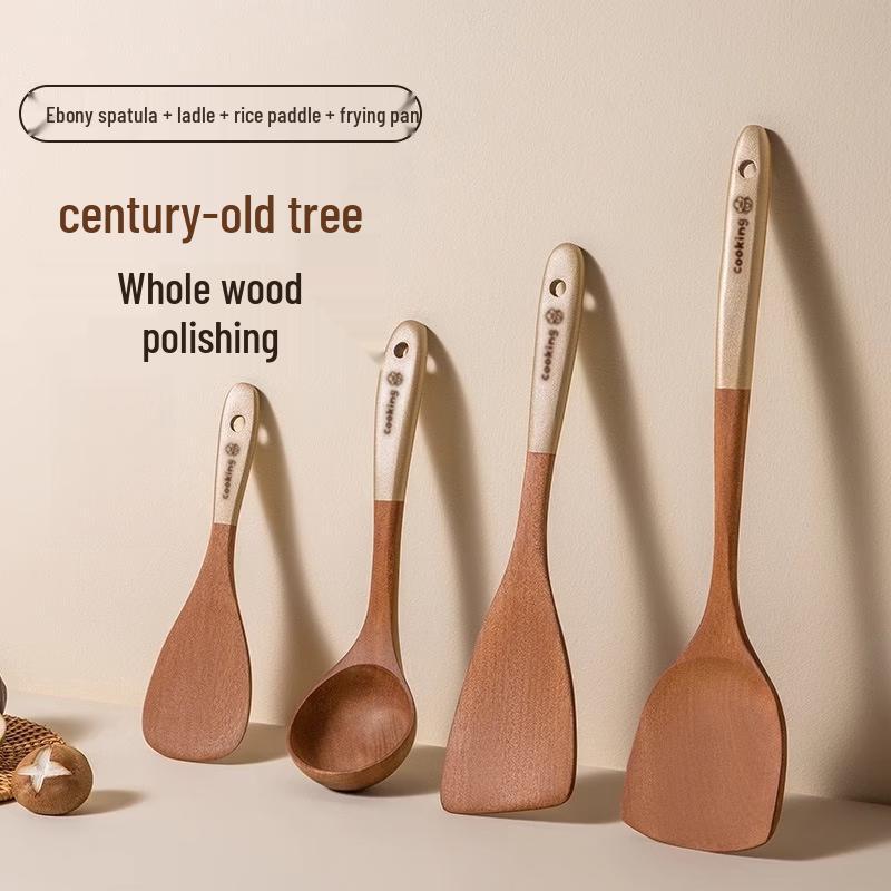 Ebony Wood 3-Piece Kitchen Utensil Set
Ebony Wood 3-Piece Kitchen Utensil Set