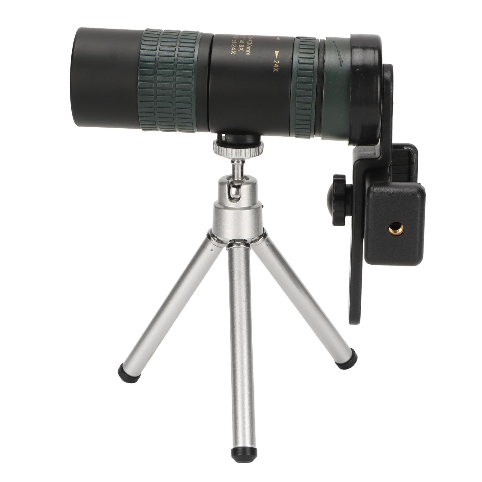 8‑24X Збільшення HD Монокулярний Телескоп Високої Потужності Військовий Телескоп з Тримачем для Смартфона та
8‑24X Збільшення HD Монокулярний Телескоп Високої Потужності Військовий Телескоп з Тримачем для Смартфона та