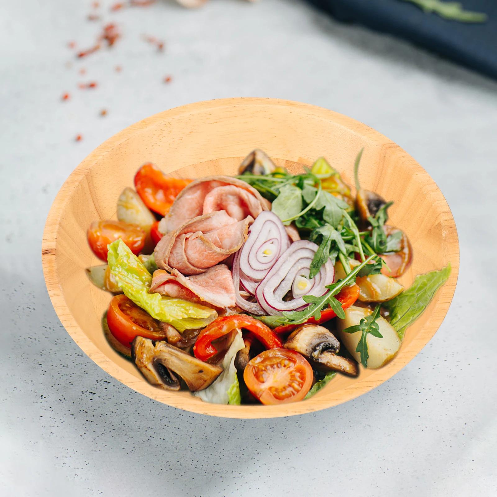 2 Pcs Wooden Salad Bowl Multipurpose Wooden Salad Bowls Medium and Large Size Fruit Bowls for Bread Instant Noodles Pasta Fruits
2 Pcs Wooden Salad Bowl Multipurpose Wooden Salad Bowls Medium and Large Size Fruit Bowls for Bread Instant Noodles Pasta Fruits