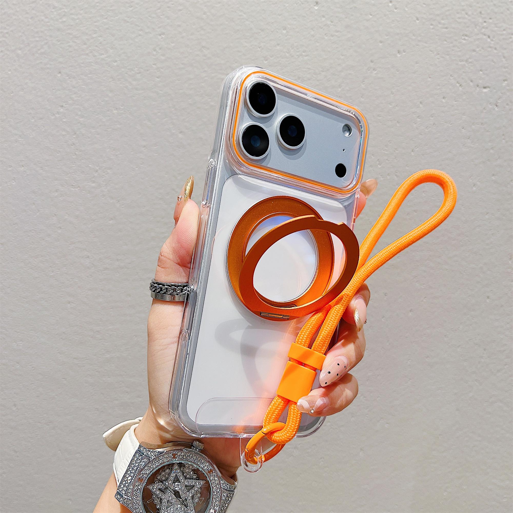 Чохол для iPhone 17 Pro Max, сумісний з MagSafe, з обертовою підставкою, прозорий ТПУ чохол для телефону з ремінцем на зап ястя
Чохол для iPhone 17 Pro Max, сумісний з MagSafe, з обертовою підставкою, прозорий ТПУ чохол для телефону з ремінцем на зап ястя