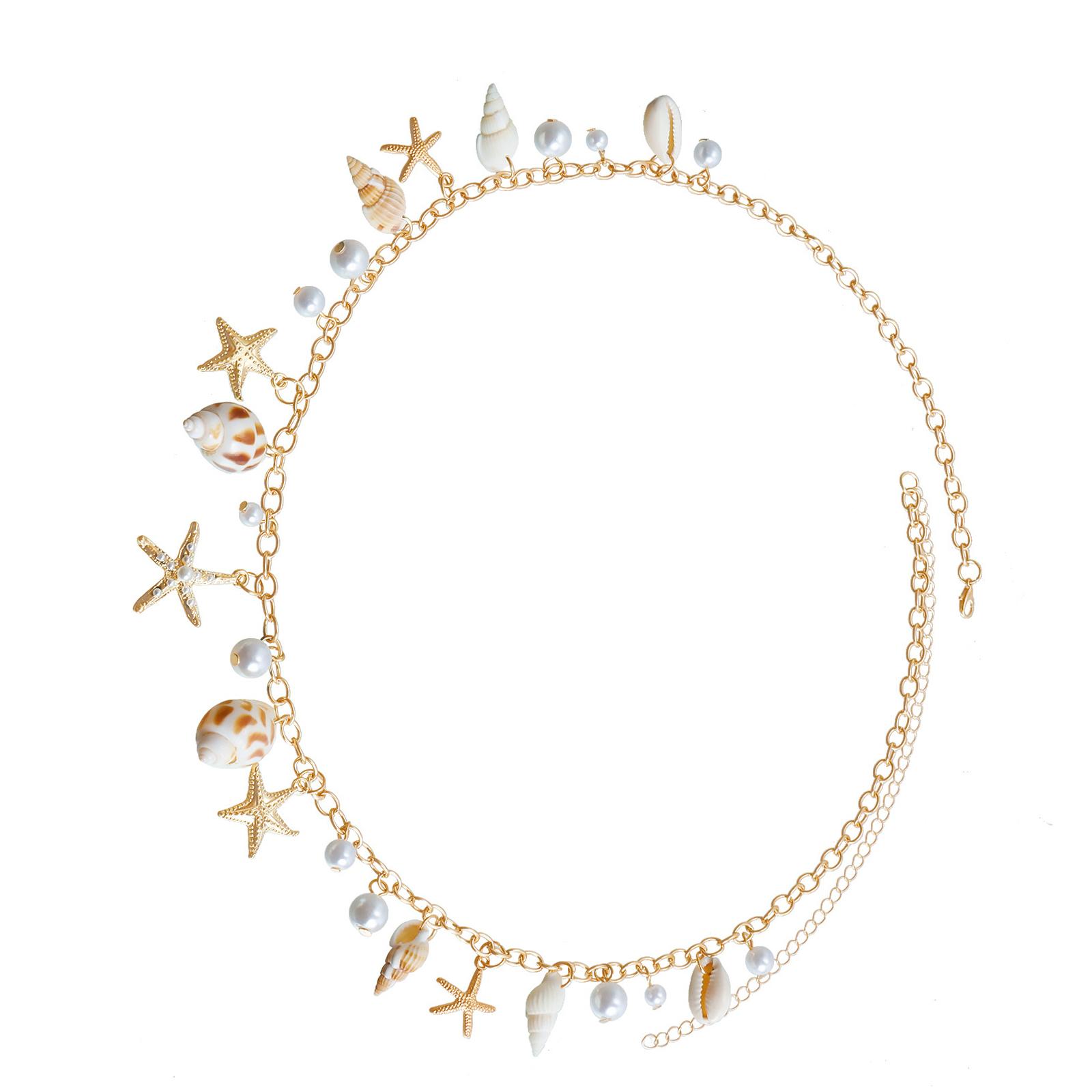 Beach Theme Adjustable Waist Chain Belt With Seashell Starfish Pearls For Women Girl Music Festival Waist Decoration 3
Beach Theme Adjustable Waist Chain Belt With Seashell Starfish Pearls For Women Girl Music Festival Waist Decoration 3